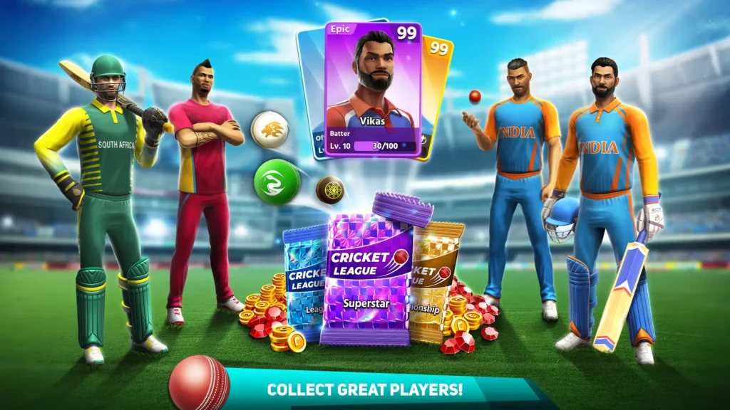 Cricket League MOD APK GETMODSAPK