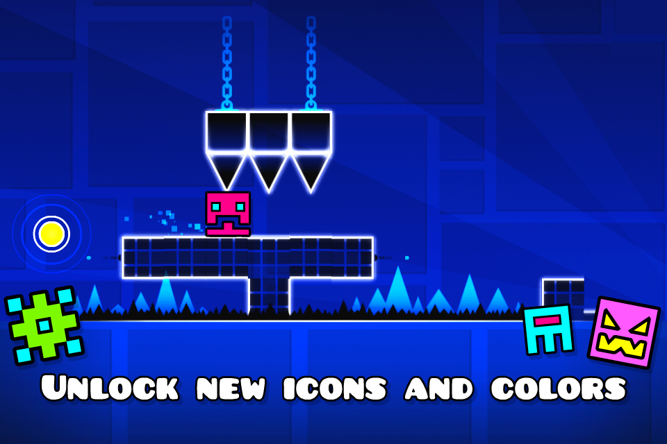 Gameplay of Geometry Dash APK